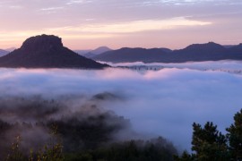 Blick vom Bärenstein, Sonntag 7:04 Uhr